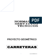 Normas Proyecto Geometrico SCT Version Mejorada