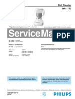 Service Manual: Bell Blender HR 1752
