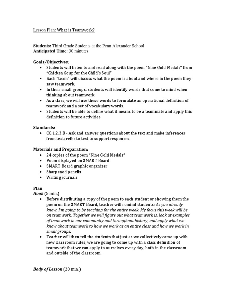 Lesson 1 | PDF | Lesson Plan | Psychological Concepts