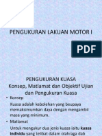 Pengukuran Lakuan Motor I