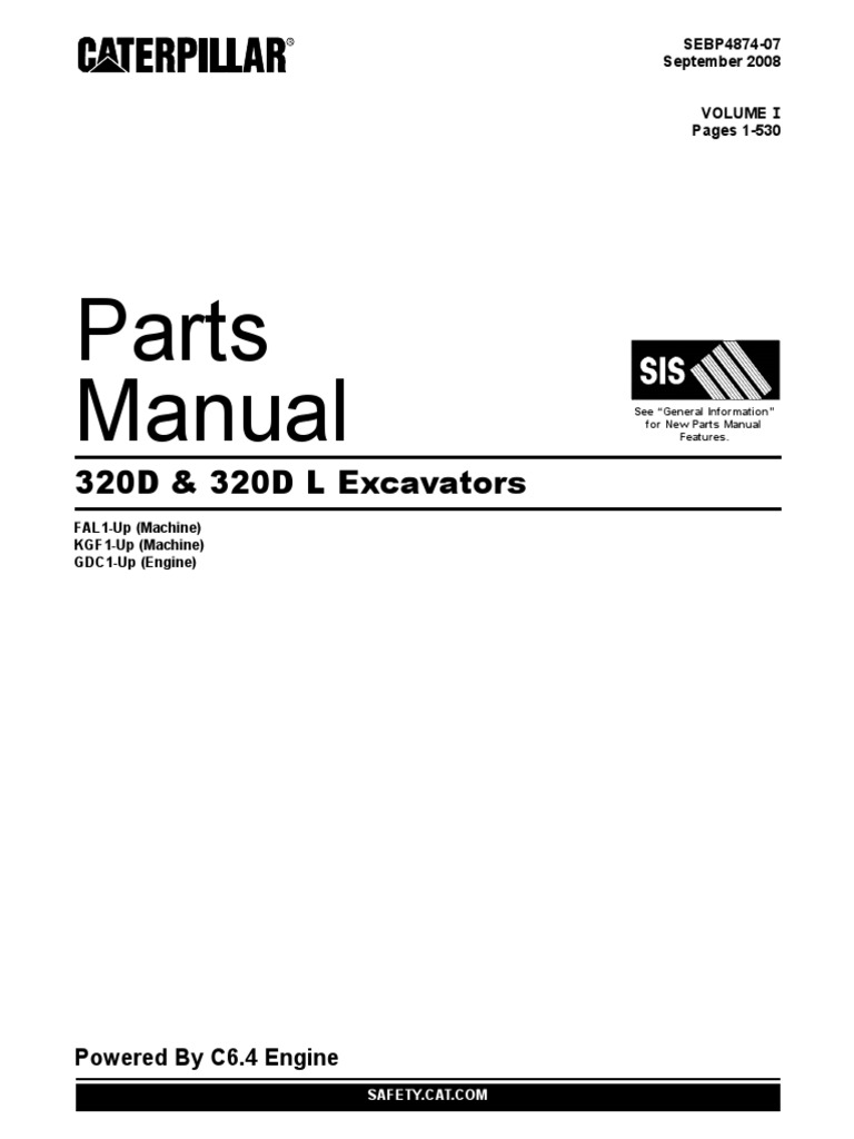 Manual Partes Cat 320 Pdf Pdf Vehicle Parts Propulsion