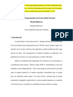 1999 Psicologia Experimental en La U Nacional de Colombia