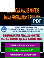 Analisis Konteks Dalam Pembelajaran