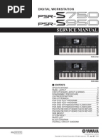 Yamaha PSR s950 s750 SM