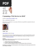 Consuming A Web Service in ABAP