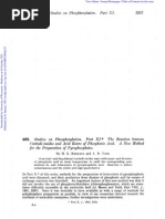 Tetrabenzyl Pyrophosphate Synthesis. I. Khorana. J. Chem. Soc., 2257, (1953)