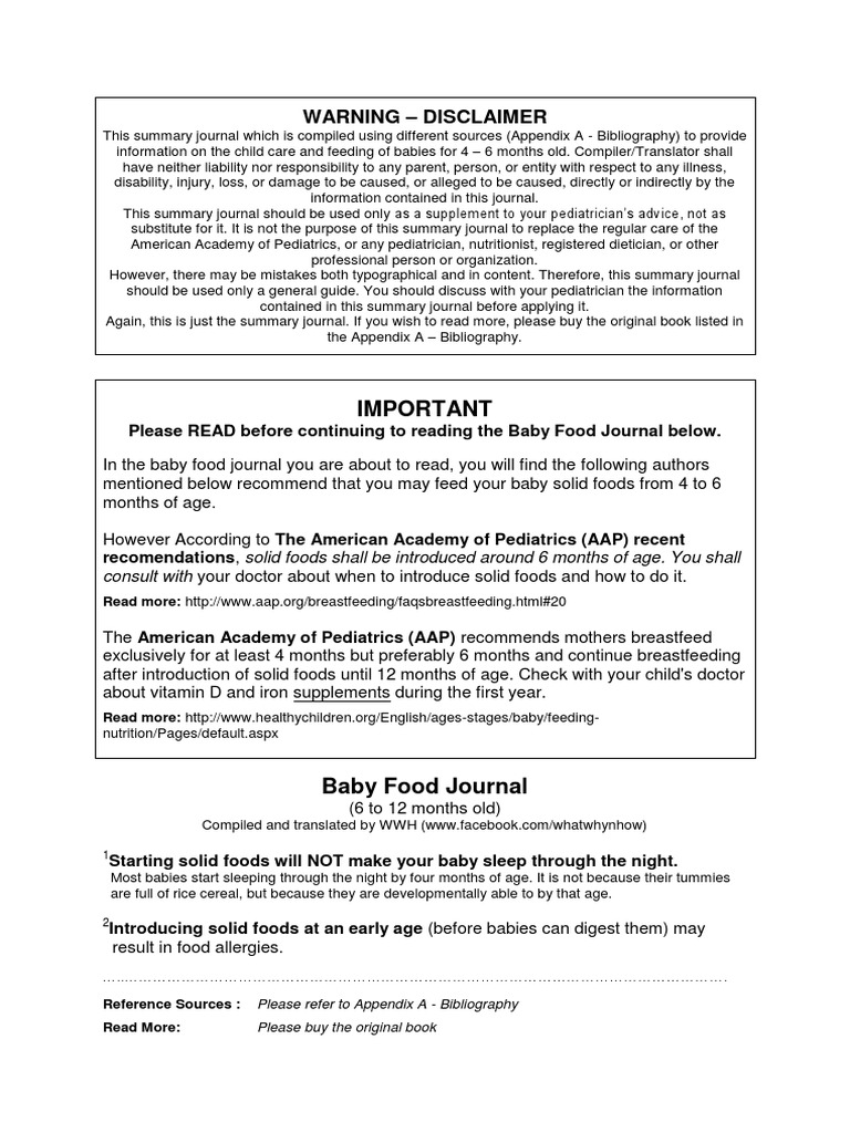 How much food at 6 to 12 months?