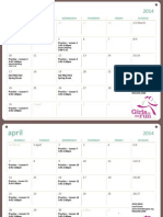 gotr calendar - preseason