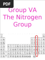 Group VA The Nitrogen Group