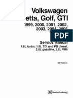 Volkswagen Jetta (A5) Service Manual: 2005-2010 - Excerpt ...