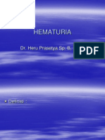 Hematuria: Dr. Heru Prasetya Sp. B, Sp. U