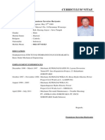 Curriculum Vitae Fransiscus