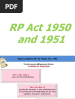 Representation of Peoples Act 1950