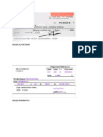 Denominaciones de Cheque