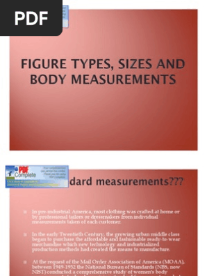 Figure Types_ Sizes & Body Measurements
