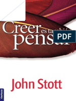 Creer es también pensar - John Stott