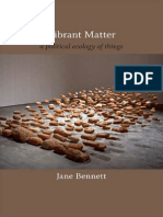 Vibrant Matter a Political Ecology of Things