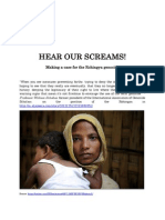 Protect The Rohingya's Report: Hear Our Screams, Making A Case For The Rohingya Genocide