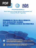 Download Pendidikan Nilai-Nilai Budaya Dan Karakter Bangsa Dalam Pembelajaran Matematika Di SMP by Arya Giovicty SN212015791 doc pdf