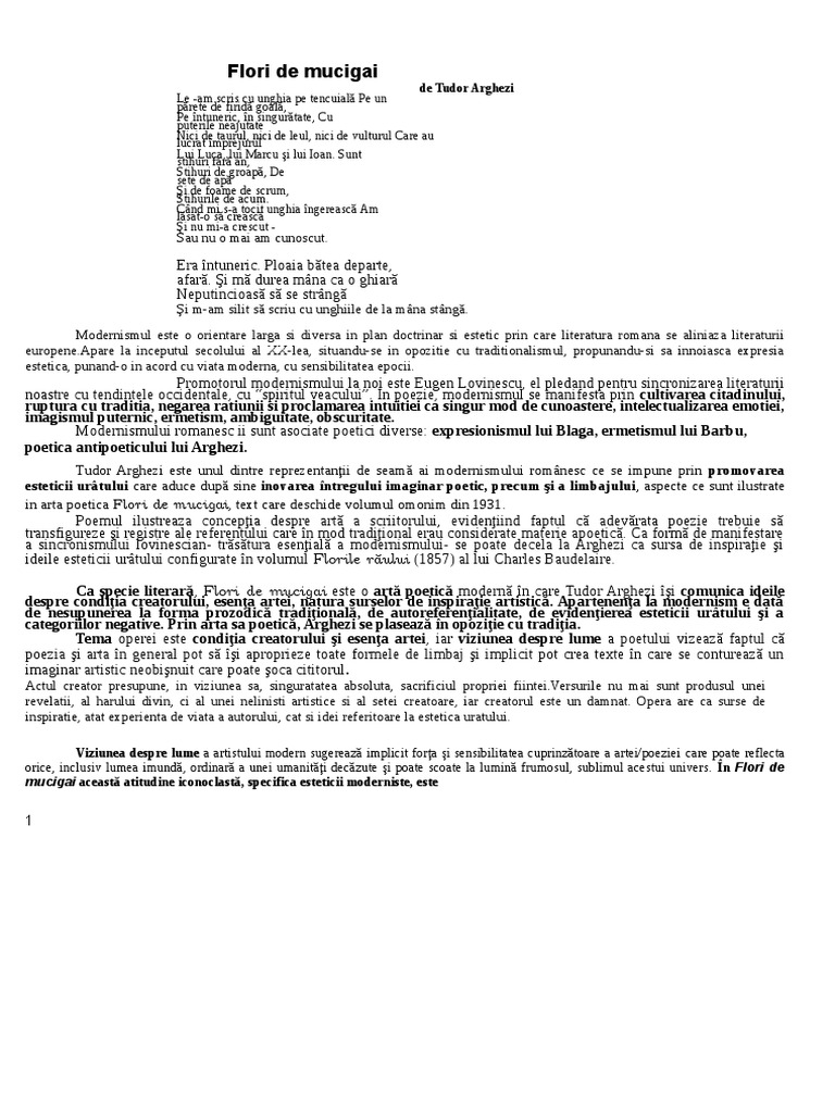 43355769 Arghezi Flori De Mucigai