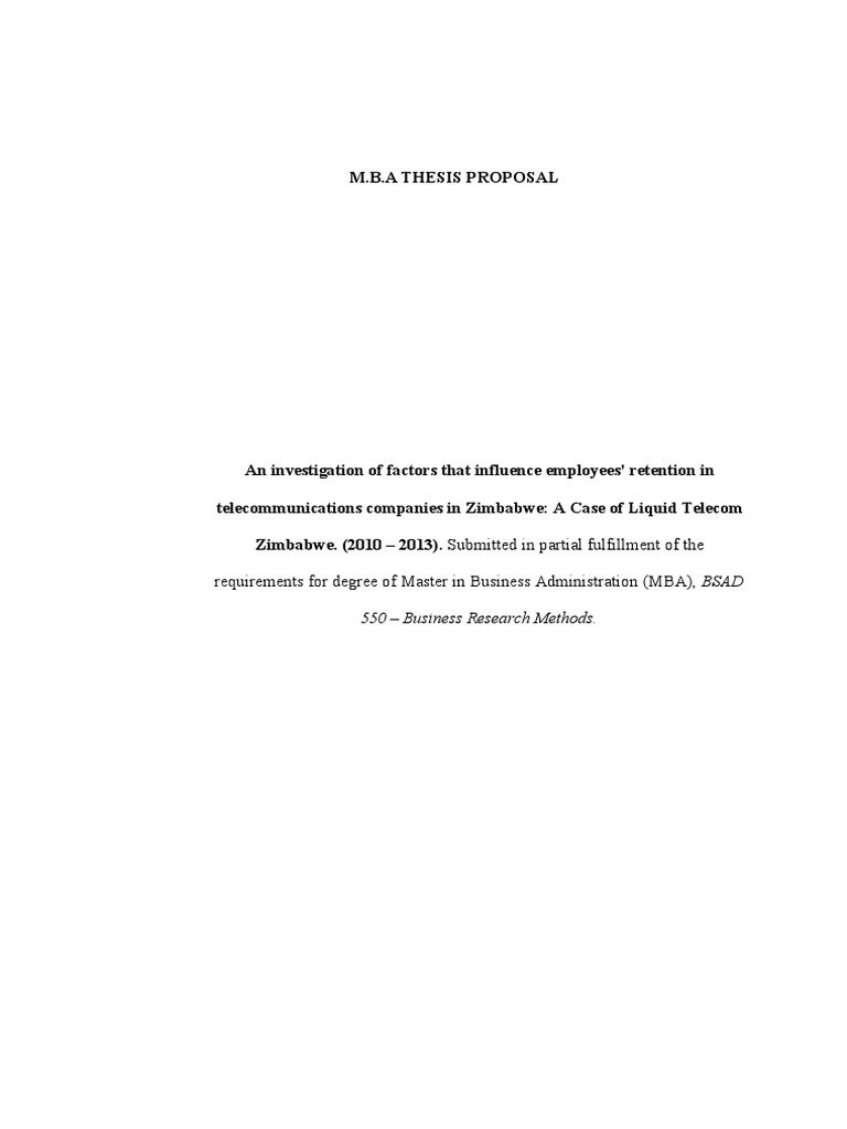 Employee retention thesis image