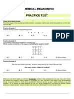 Numeric a Reasoning Practice