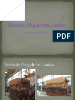 Venta de Plegadoras Usadas