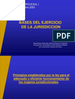 Bases del Ejercicio de la Jurisdicción