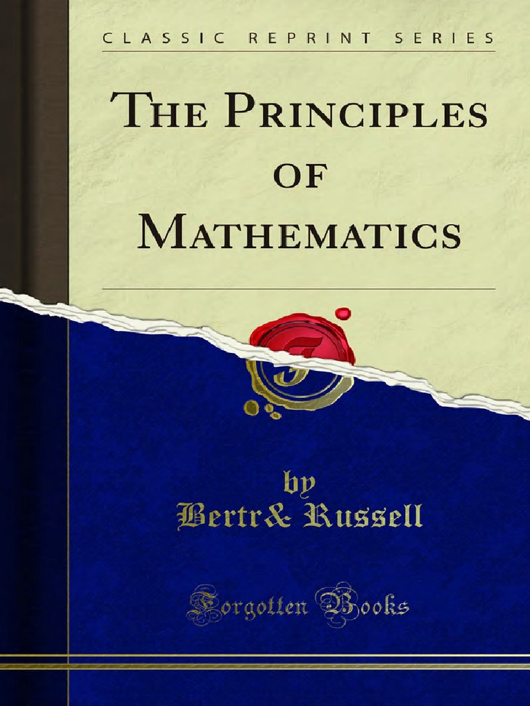 The principles of mathematics 1000097701 axiom logic