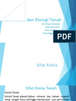 Sifat Kimia & Sifat Biologi Tanah