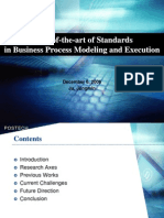 State-Of-The-Art of Standards in Business Process Modeling and Execution
