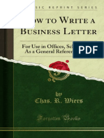 How to Write a Business Letter for Use in Offices Schools