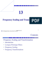 Frequency Scaling and Transformations: C Dr. Hongjiang Song, Arizona State University 1