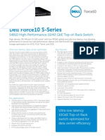 Dell Force10 S4810 Spec Sheet