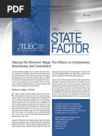 Download Raising the Minimum Wage The Effects on Employment Businesses and Consumers by ALEC SN212049436 doc pdf