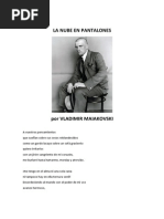 LaNubeEnPantalones_VladimirMaiakovski
