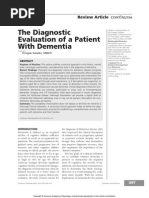 Diagnóstico de Demencia