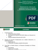 1. Curso-Taller La gestión escolar y la planeación estratégica con enfoque regional