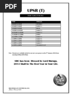 Overall Timetable