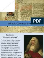 What is Common Law (English Cours)
