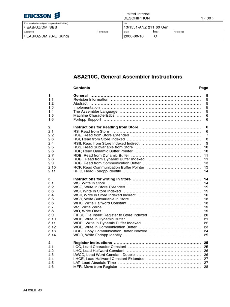 Asa Manual 2006 | PDF | Assembly Language | Pointer (Computer Programming)