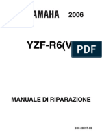 Yamaha YZF R6  Manuale Officina 2006 motore Italiano noPW ITA 
