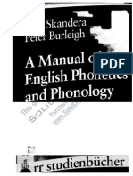 079 - A Manual of English Phonetics and Phonology Twelfe Lessons With An Integrated Course in Phonetic Transcription Narr Studienb Cher Twelfe Lessonssssssss