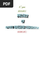 Download Documentation for Power Generation Using Speed Breaker by Vigneshwaran Srinivasan SN212098436 doc pdf