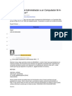 Como Quitar El Administrador a Un Computador M