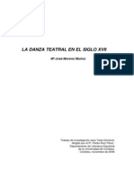 Danza Teatral en El Siglo Xvii PDF