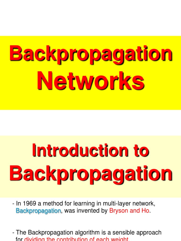 2012-1158. Backpropagation NN | PDF | Artificial Neural Network ...