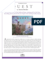 Quest by Aaron Becker Press Release