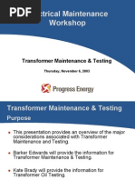 Download Electrical Maintenance Workshop by rohtahir SN21210966 doc pdf