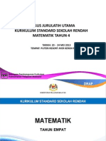Slide 08 - Dokumen Standard Kurikulum Matematik Tahun 4